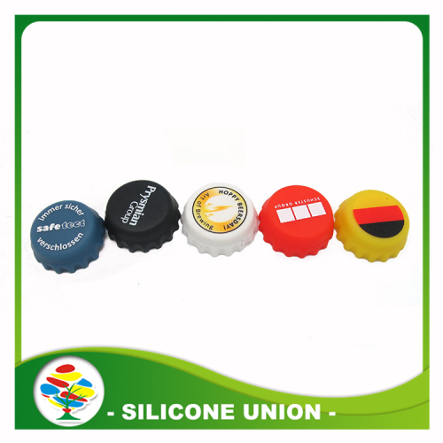 cheap customized logo silicone bottle cap