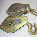 Two Sheave Iron Hoisting Pulley Block