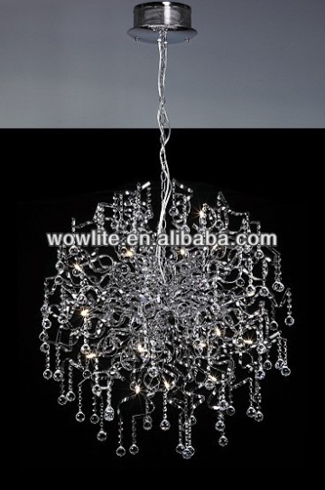 China metal and crystal firefly pendant lights Q9032-24