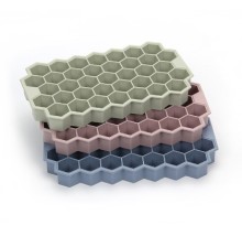 Silicone honeycomb ice grid hole ice mold