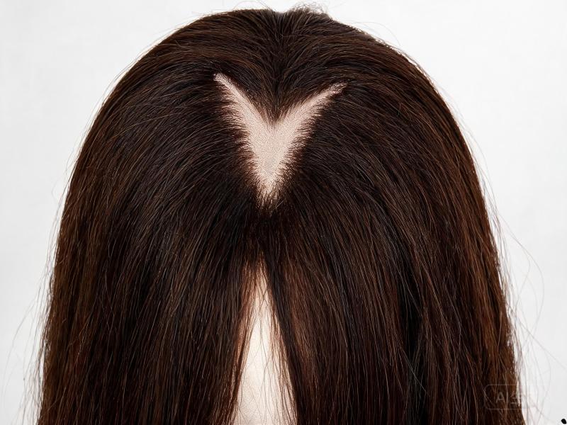 Dark Brown V-Part Wig Human Hair