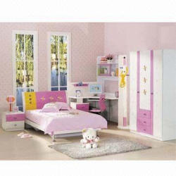 Kanak Kanak Mdf Perabot Bilik Tidur Hiasan Dengan Katil Meja Kabinet Tepi Katil Dan Almari Pakaian 3 Pintu Bossgoo Com