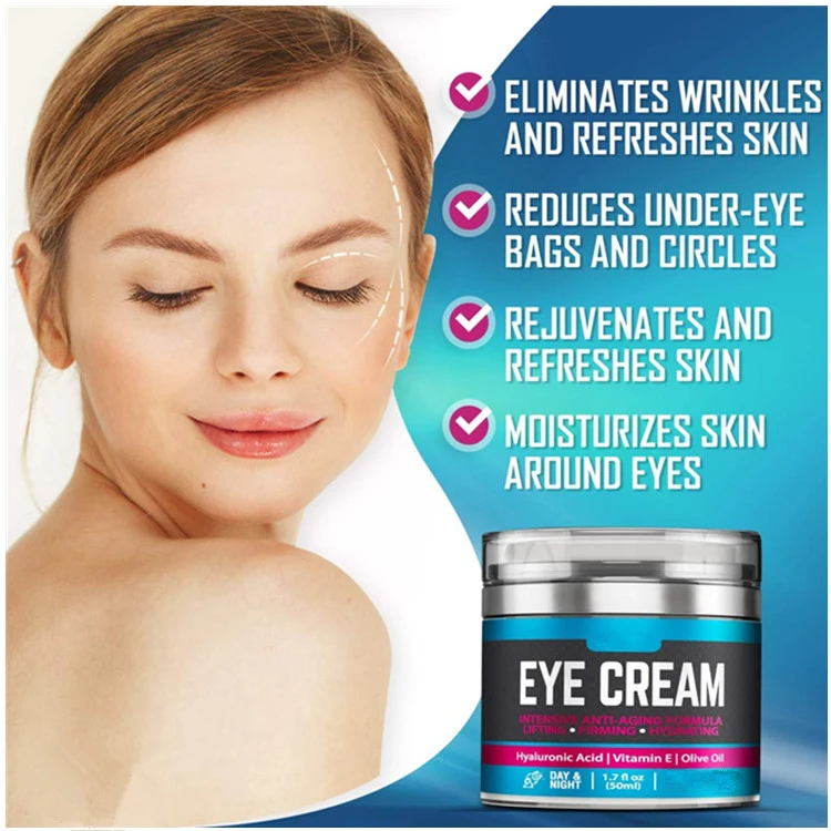 Collagen Best Skin Anti Aging Wrinkles Organic Private Label Eye Cream for Women