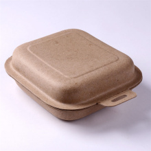Biodegradable recycled paper molded pulp packaging box