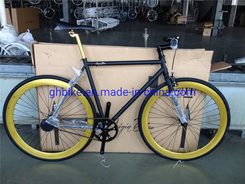 700c Single Speed Silver Color Hi Ten Steel Racing Bicycle Sports Bikes Cycling Fixed Gear Bikes