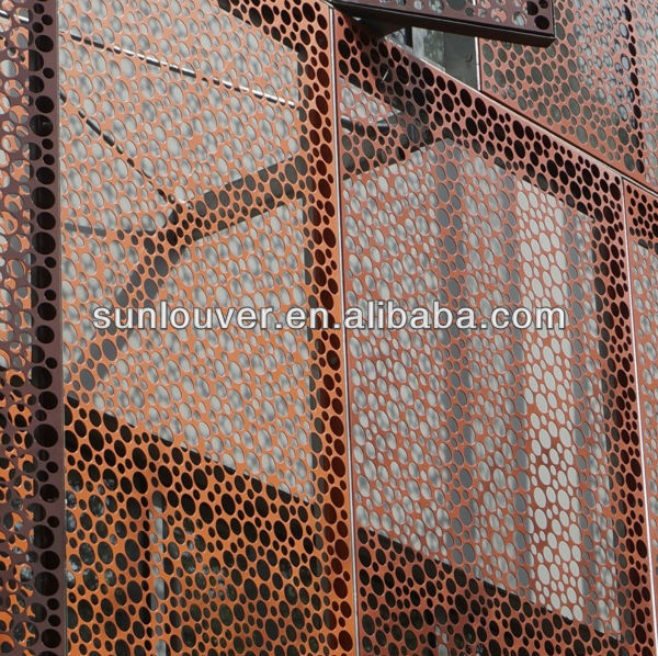 CNC Aluminum decoration panel for exterior cladding