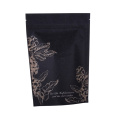Heatseal Recyclable Kraft Paper Food Grade Black Bag