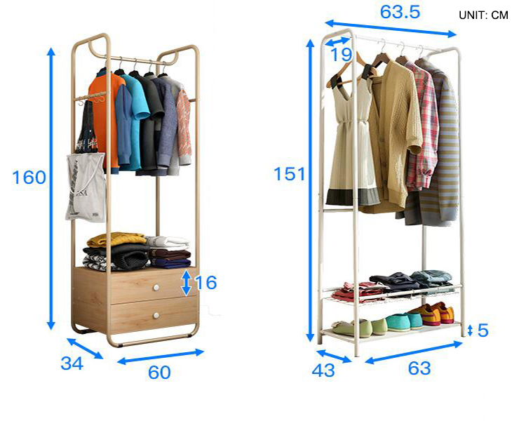 Coat Rack Clothes Hanger Stand Simple Hanger Multi-Function Rack