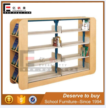 stainless steel frame metal library bookcase