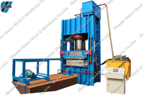 Hydraulic press compressed wood sawdust pallet hot pressing machine