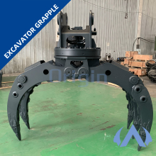 Excavator Grapple Hydraulic Rotating Wooden Log Grapple
