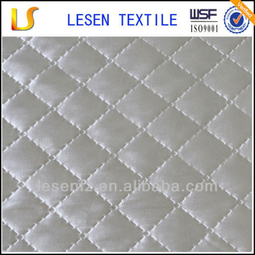 Lesen Textile 230T polyester satin quilted satin fabric