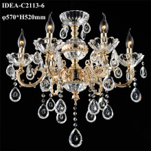 wrought iron chandeliers candle crystal lighting