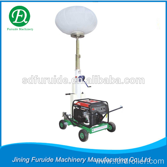 3 kw high mast lighting tower generator with balloon lamps