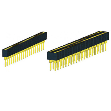 Conectores hembra mecanizados 1.778 mm