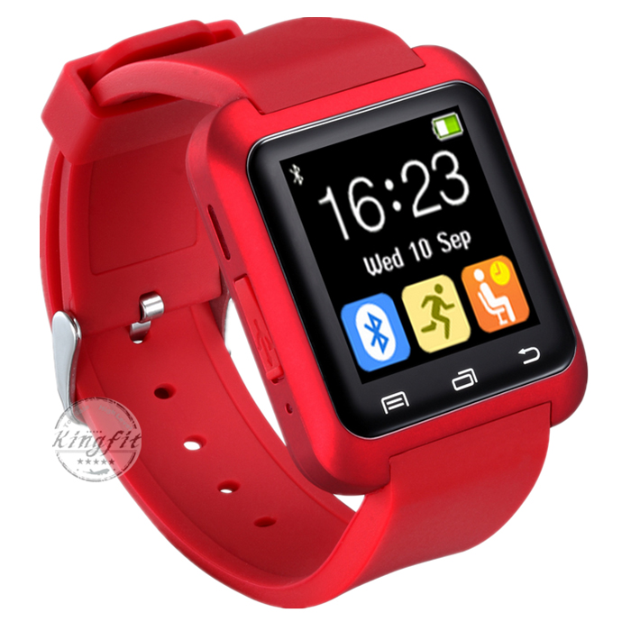 New Fashion Wrist Pedometer Sport Bluetooth Smart Watch for iPhone6