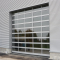 Polycarbonate glass overhead sectional garage door