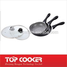 Hot and safety marble coating fry pan