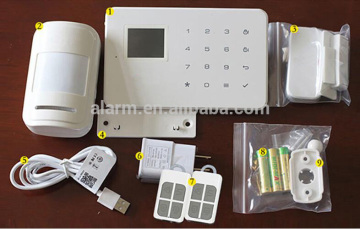 Updated gsm alarm system laser beam security alarm system g18