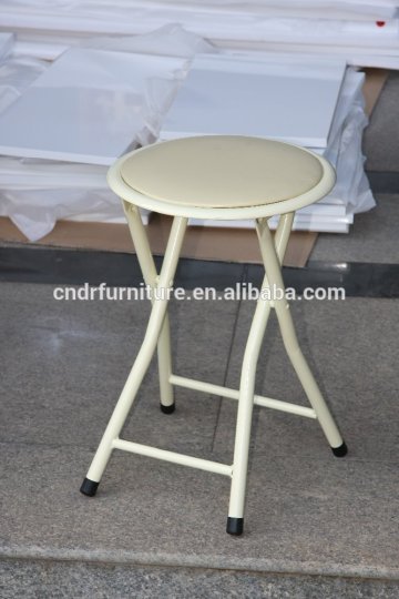 New design round portable folding stool chair