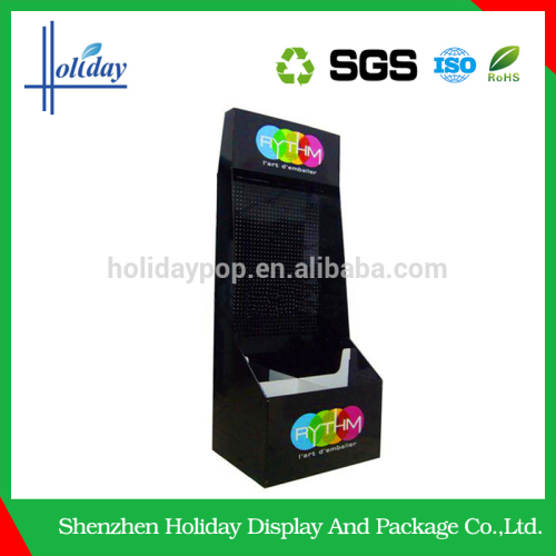 Top Quality Fashion pop cardboard display with hooks