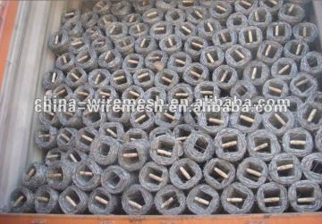 Low-caron steel barbed wire