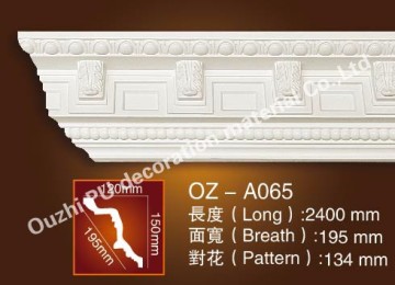 lightweight molding pu cornice moulding