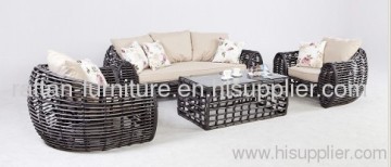 Aluminum Frame Pe Wicker Patio Furniture Sets Outdoor Sofa?