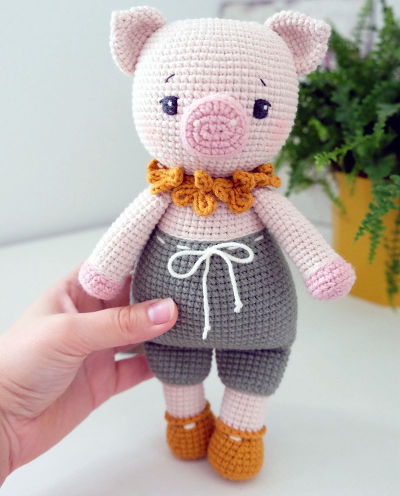 14 4 Crochet Pig