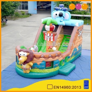 Grassland world infaltable pirate slide for commercial