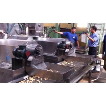 Inflating puffed sweet corn snack food exruder machine