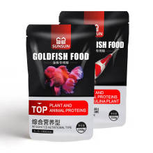 SUNSUN Goldfish Koi Fish Food with Spirulina: Enhancing Color and Nutrition