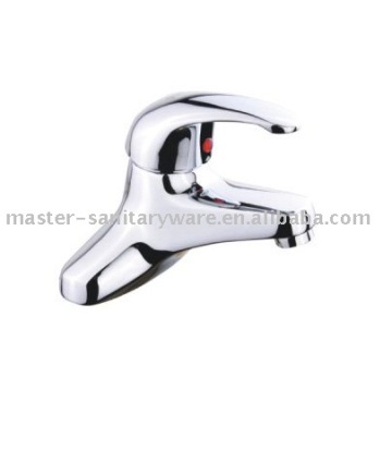 two holes brass basin faucet