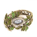 2015 mode rétro Fleur Strass Metal bracelet de couleur
