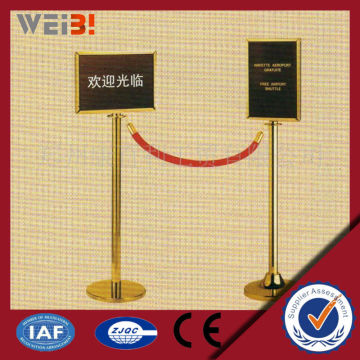 Queue Management System Retractable Belt Stanchion