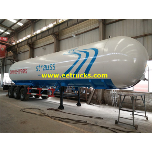 15000 Gallons LPG Gas Delivery Tanker Trailers