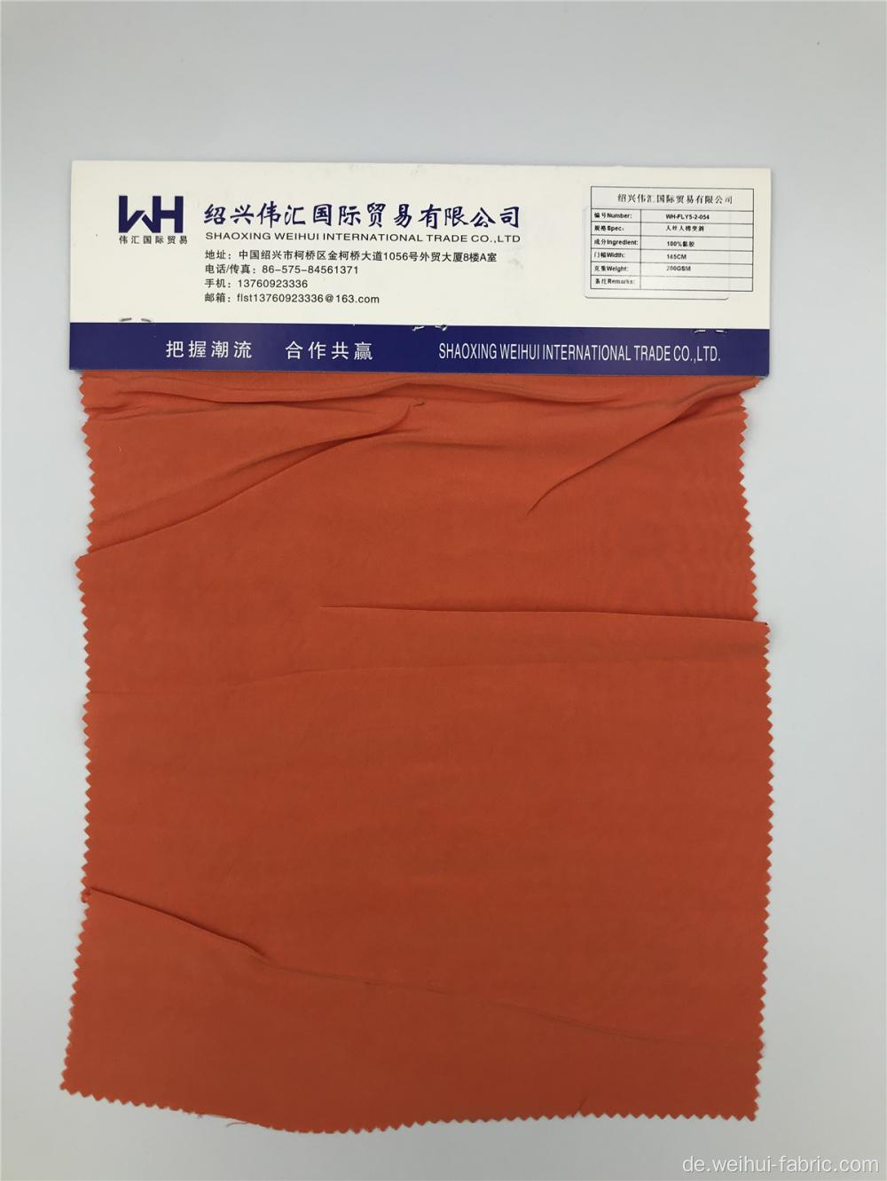 Gewebter Viskose-Stoff 145CM Plain Orange Fabrics