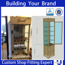 high end vintage eyeglass glass display cabinet plans