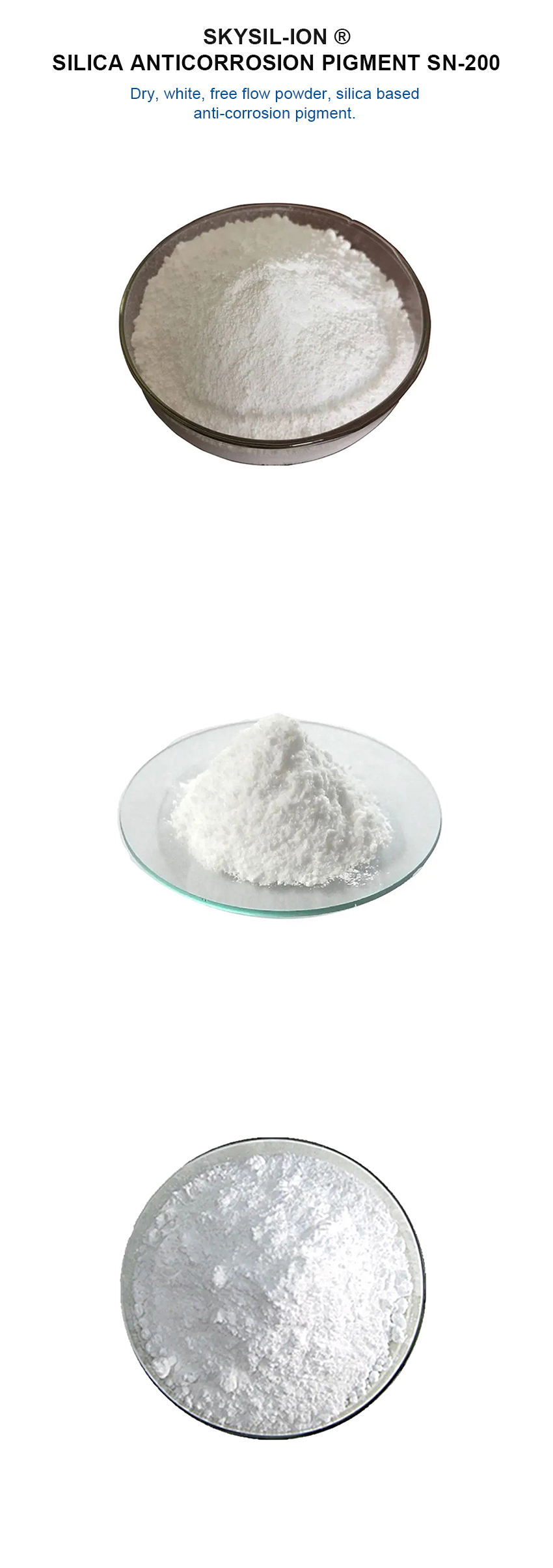 Quanxu Silica Dioxidpulver (SN-200) M1 QUANXU SILICA DIOXIDE POWDER (SN-200) M1