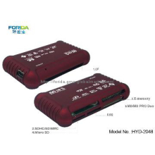 6 in one multi usb Card Reader all in one usb 2.0 card reader