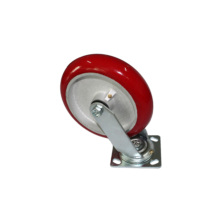 shuntong wholesale Hot heavy duty caster wheels Wholesale 8" Red l Swivel Roller Caster Wheels for medical Handling Equipment heavy duty caster wheels