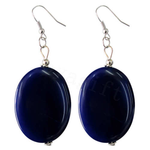 Natural Gemstone Agate Earring