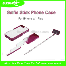 New products 2017 selfie stick phone case build in bluetooth stick box phone case for phones mobile