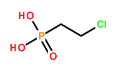 Ethephon chemical structural formula