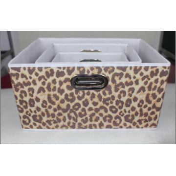 Large Leopard Storage Box