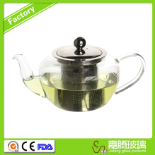 china manufacturer wholesale uk promotional pyrex glass teapot with infuser