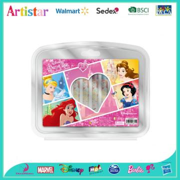 DISNEY PRINCESS 10 piececs crayons