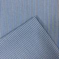 Kain Crepe Chambray Stripe Biru Putih T / R / N