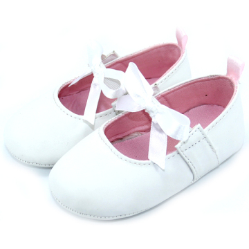 White Lace PU Leather Baby Shoes Girl Wholesales