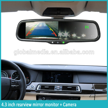 car rearview mirror monitor with reverse camera parking sensor system